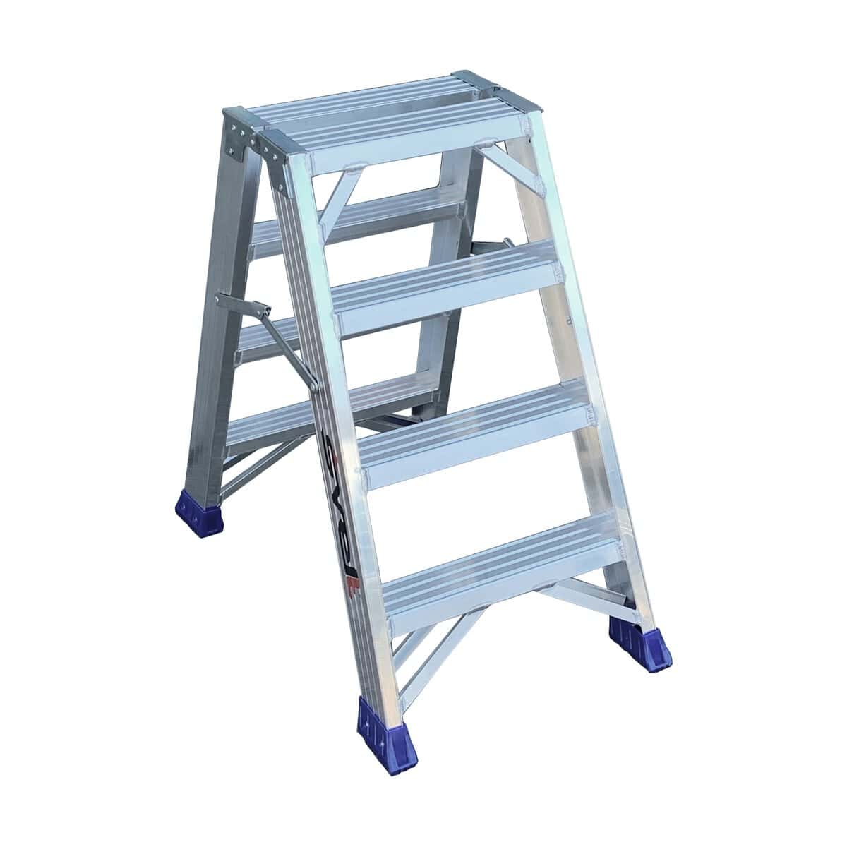 Punto arbeidskrakk i aluminium, smal, med 2x4 trinn