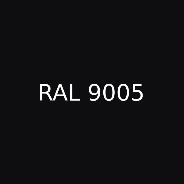 Fargetillegg for Brannstige Proff (pr. meter) - Sort (RAL 9005)